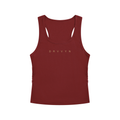 DRVVYN Ruched Tank — Wine