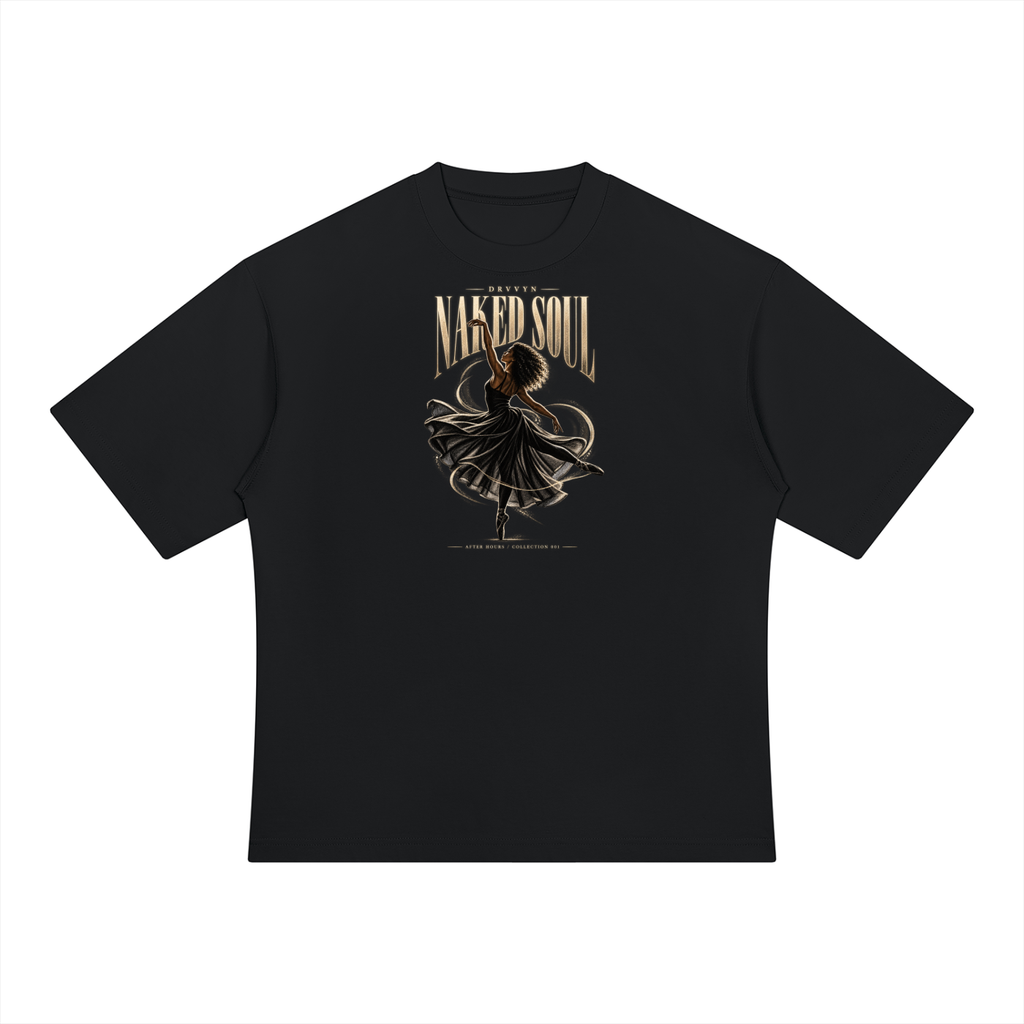 DRVVYN Naked Soul Oversized Tee — Black