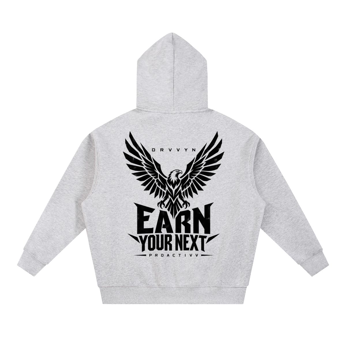DRVVYN Proactivv — Earn Your Next Men’s Boxy Fleece Hoodie