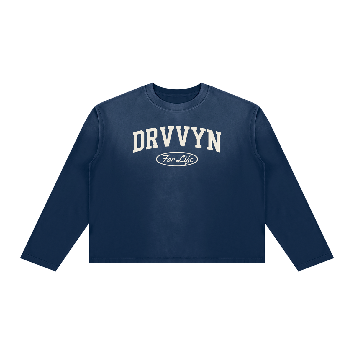 DRVVYN For Life Sunfade Long Sleeve — Navy
