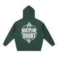 DRVVYN Proactivv — Discipline Outlasts Doubt Men’s Boxy Fleece Hoodie