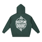 DRVVYN Proactivv — Discipline Outlasts Doubt Men’s Boxy Fleece Hoodie
