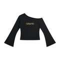 DRVVYN Off-Shoulder Top — Black