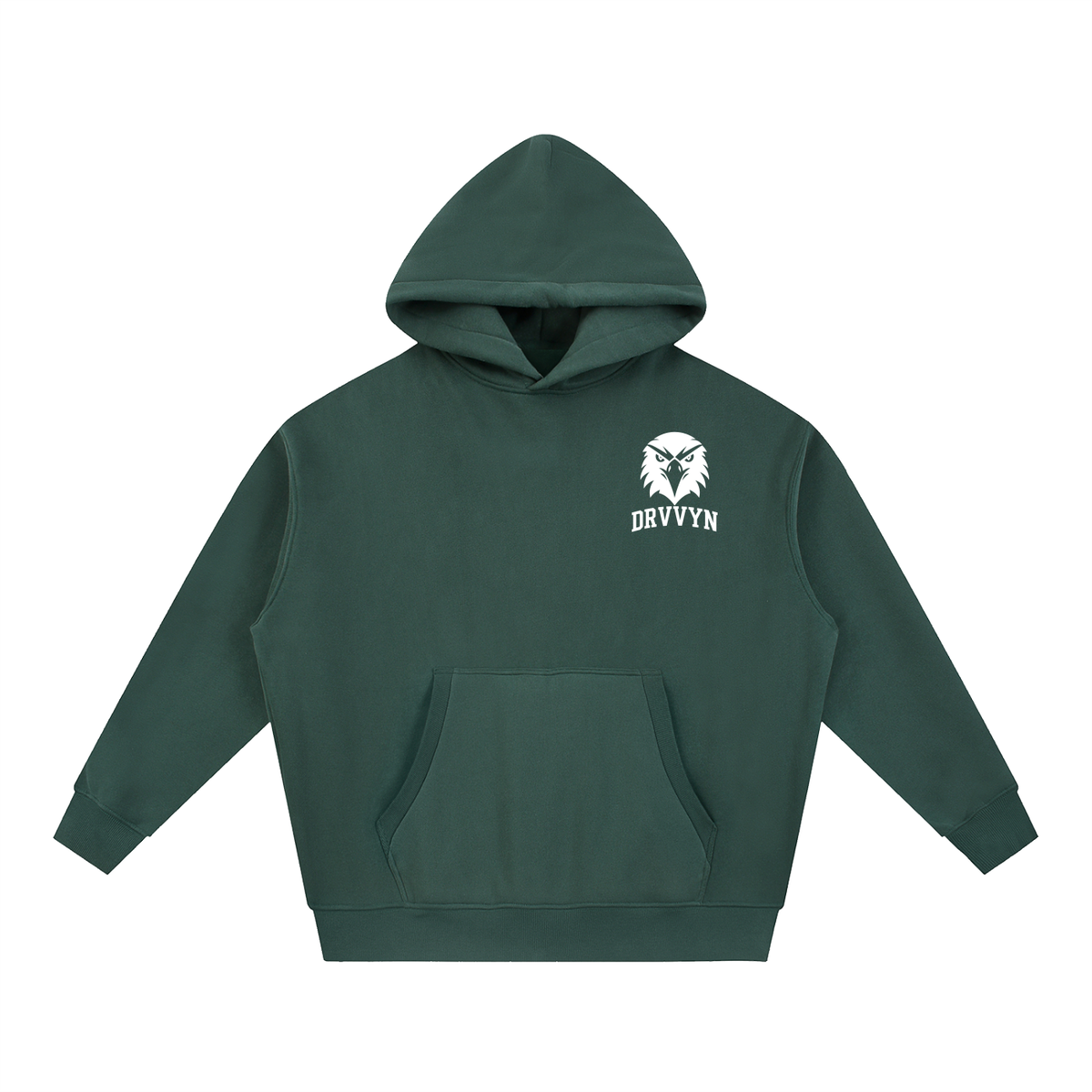 DRVVYN Proactivv — Discipline Outlasts Doubt Men’s Boxy Fleece Hoodie