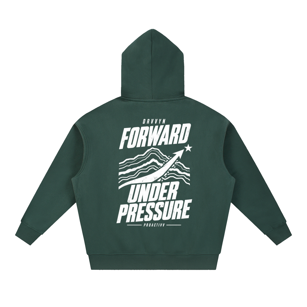DRVVYN Proactivv — Forward Under Pressure Men’s Boxy Fleece Hoodie