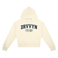 DRVVYN For Life Cropped Hoodie — Cream