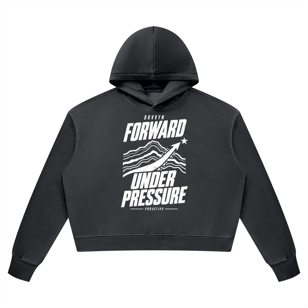 DRVVYN Proactivv — Forward Under Pressure Women’s Cropped Hoodie