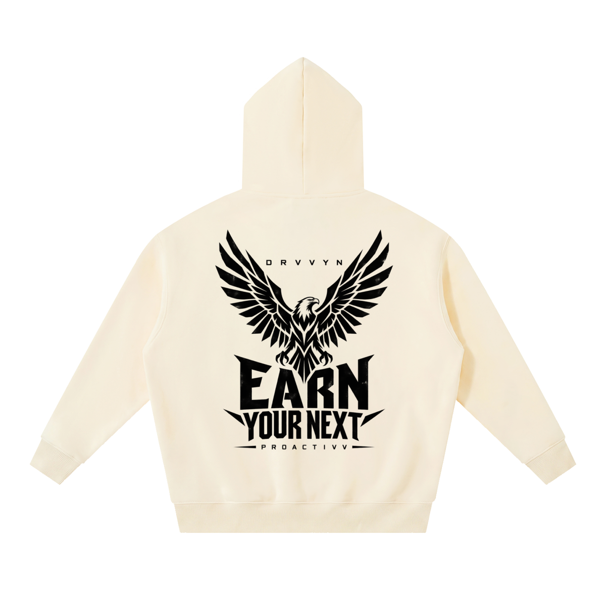 DRVVYN Proactivv — Earn Your Next Men’s Boxy Fleece Hoodie