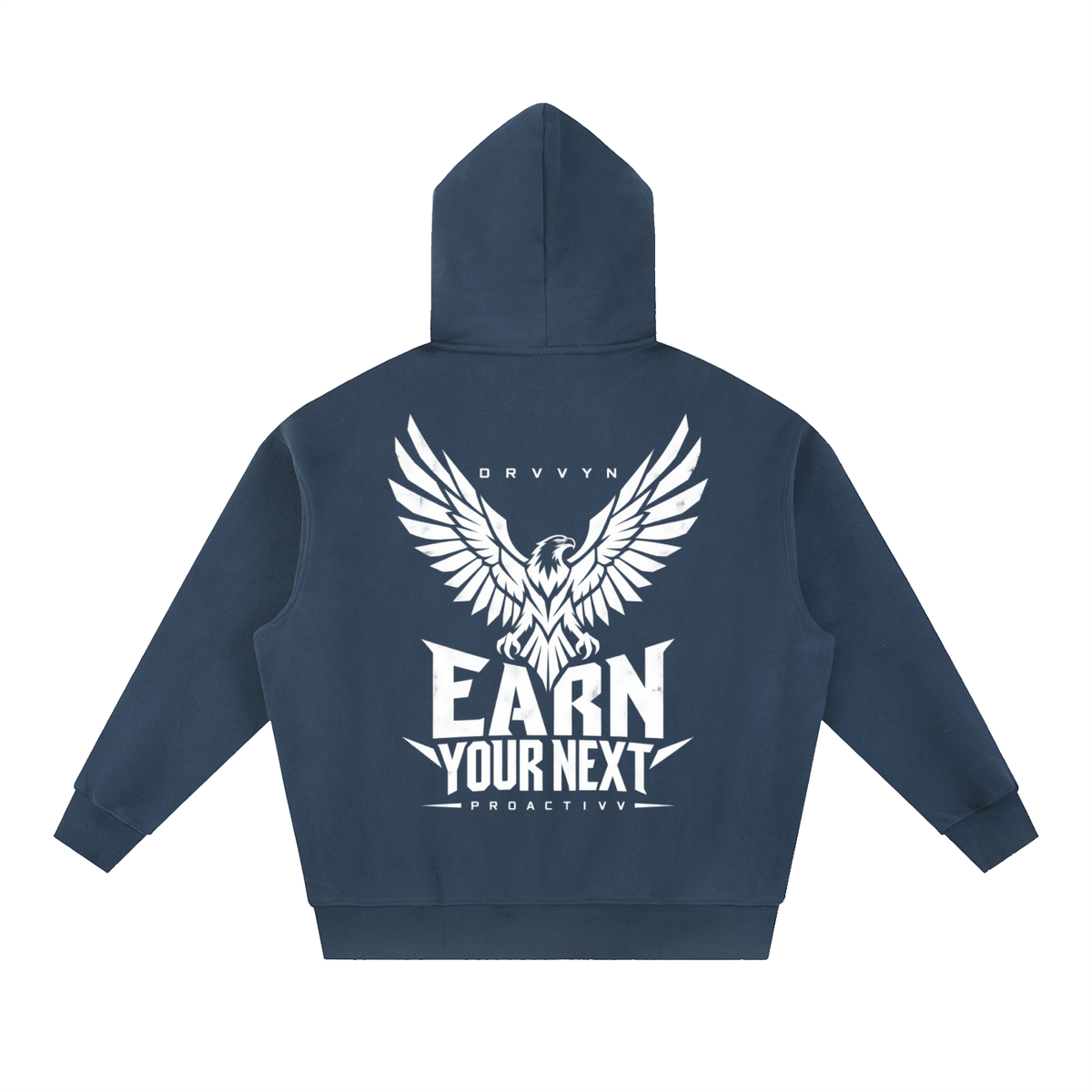 DRVVYN Proactivv — Earn Your Next Men’s Boxy Fleece Hoodie
