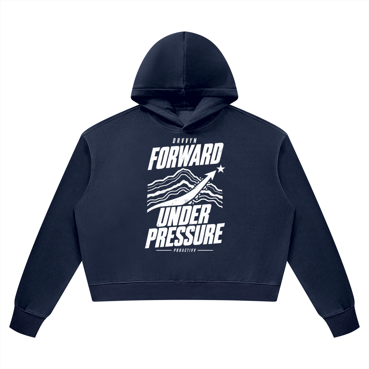 DRVVYN Proactivv — Forward Under Pressure Women’s Cropped Hoodie