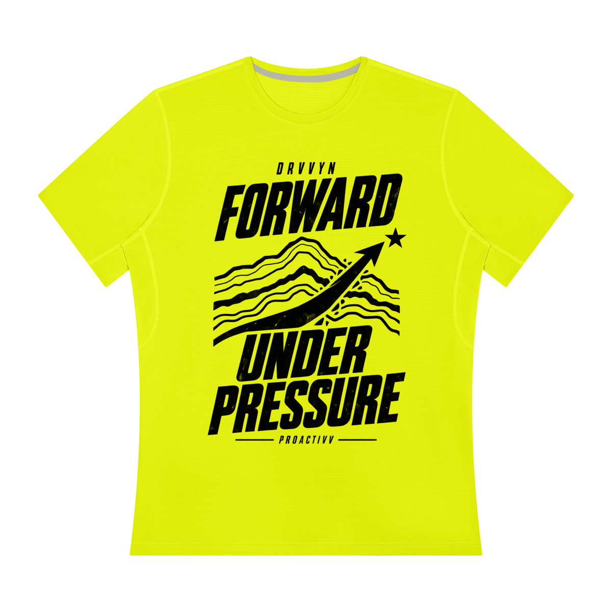 DRVVYN Proactivv — Forward Under Pressure Men’s Performance Tee
