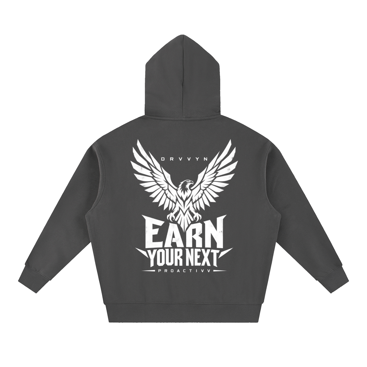 DRVVYN Proactivv — Earn Your Next Men’s Boxy Fleece Hoodie