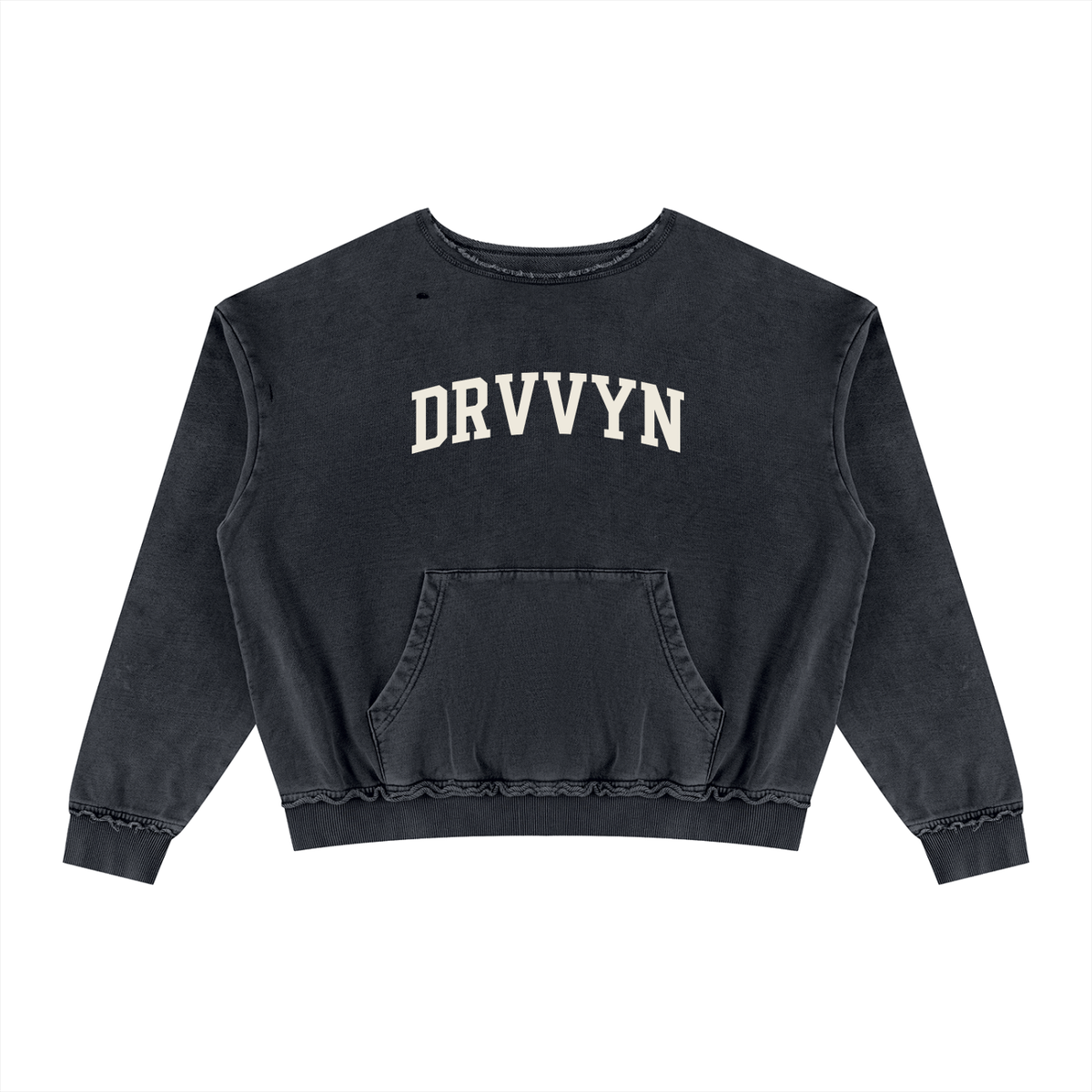 DRVVYN Driven By Purpose — Raw Edge Crewneck