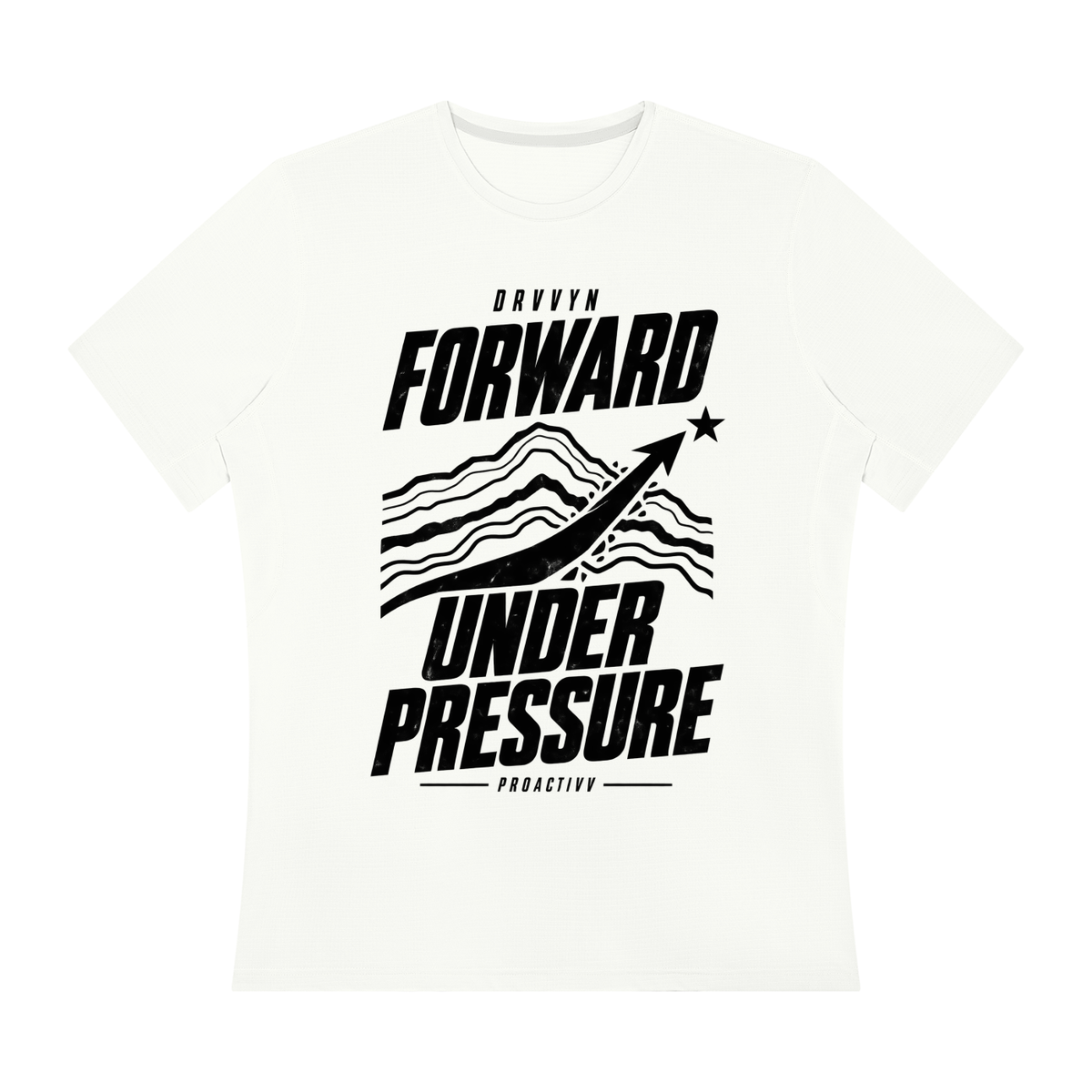 DRVVYN Proactivv — Forward Under Pressure Men’s Performance Tee