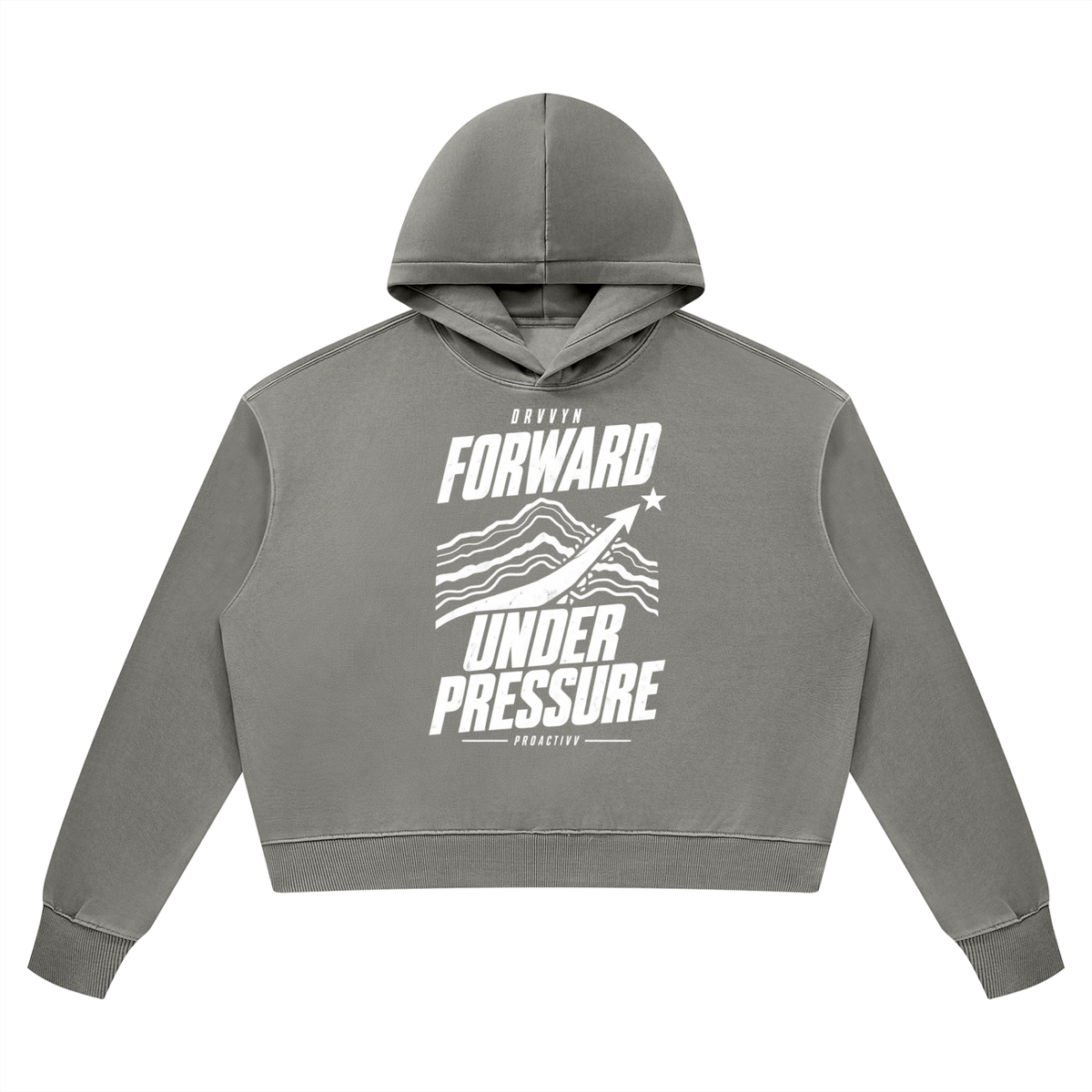 DRVVYN Proactivv — Forward Under Pressure Women’s Cropped Hoodie