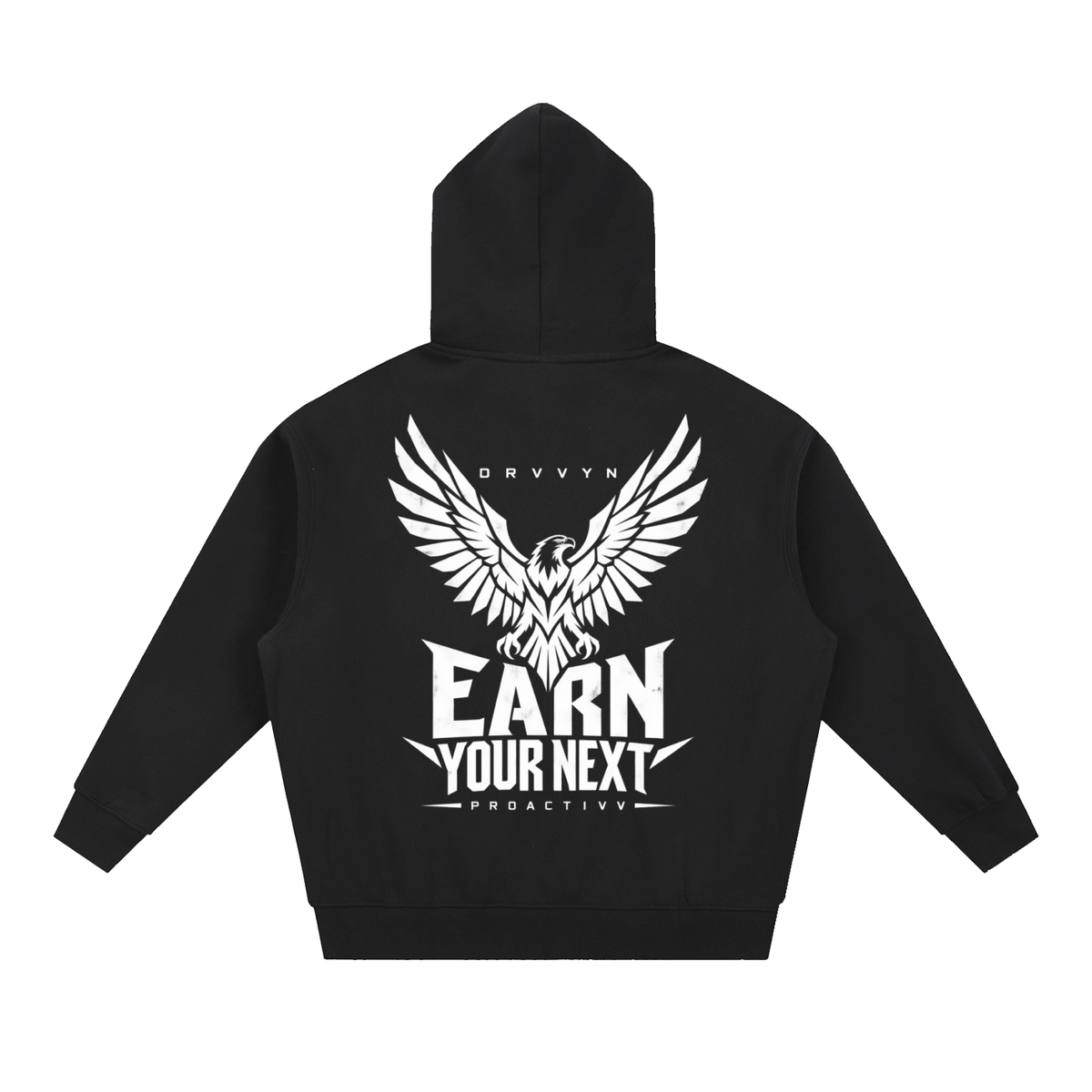 DRVVYN Proactivv — Earn Your Next Men’s Boxy Fleece Hoodie