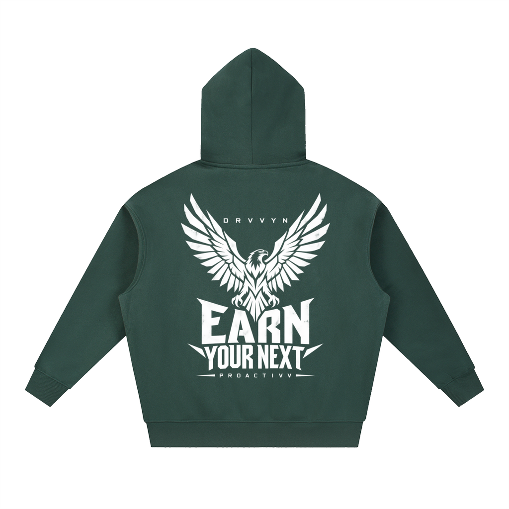 DRVVYN Proactivv — Earn Your Next Men’s Boxy Fleece Hoodie