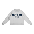 DRVVYN For Life Mock-Neck Fleece — Heather Gray
