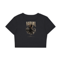 DRVVYN Naked Soul Fitted Crop Tee — Black