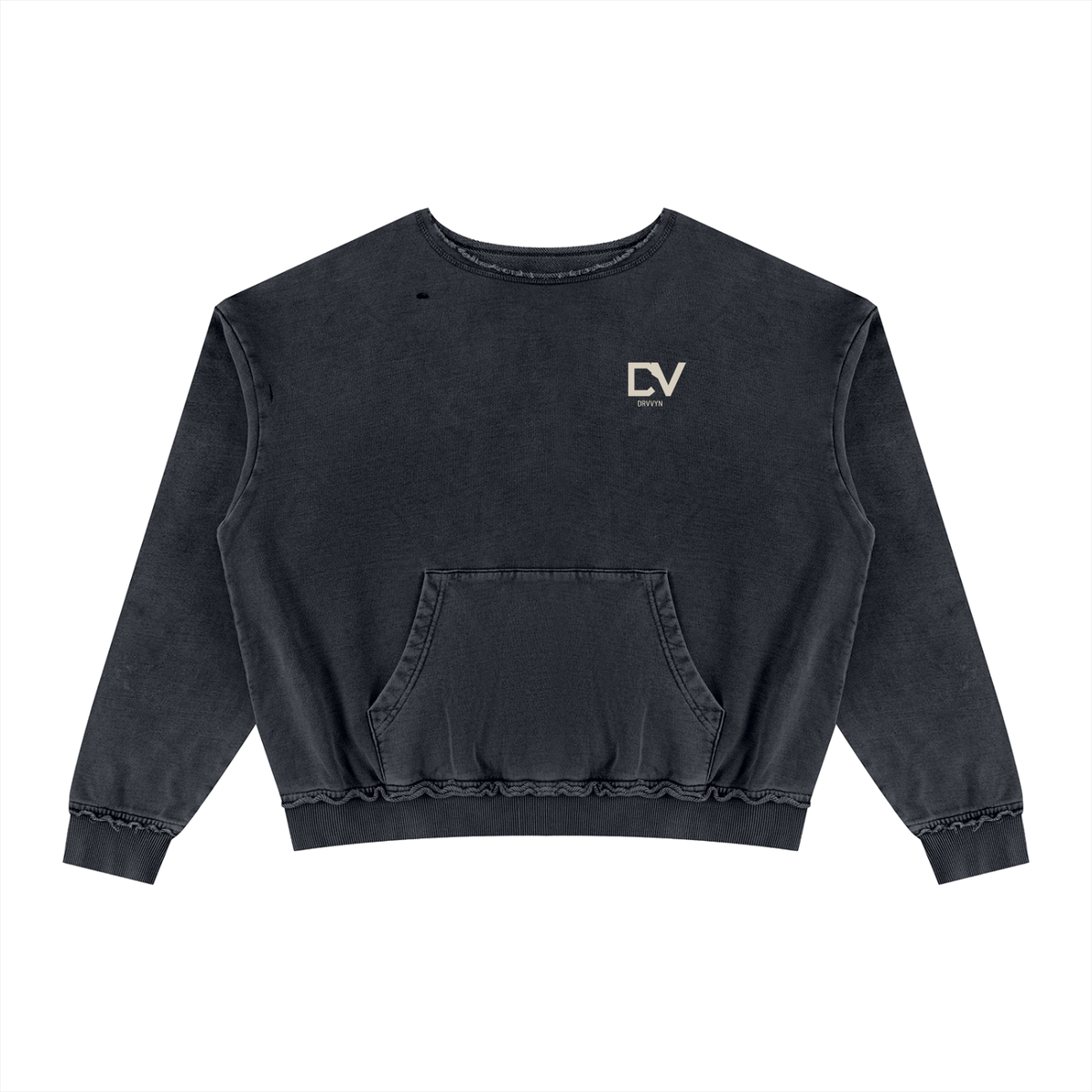 DRVVYN The Weight Didn’t Win — Raw Edge Crewneck
