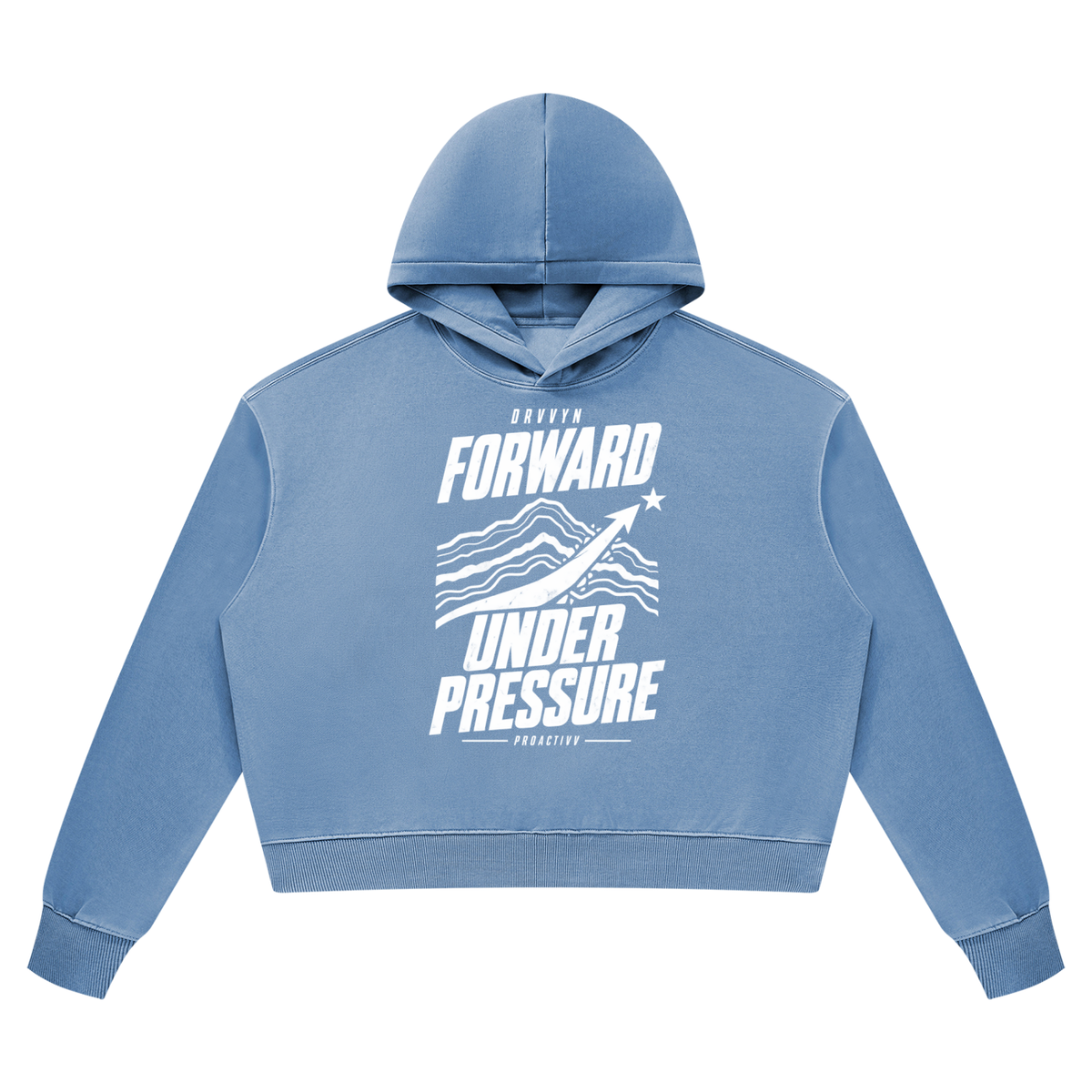 DRVVYN Proactivv — Forward Under Pressure Women’s Cropped Hoodie