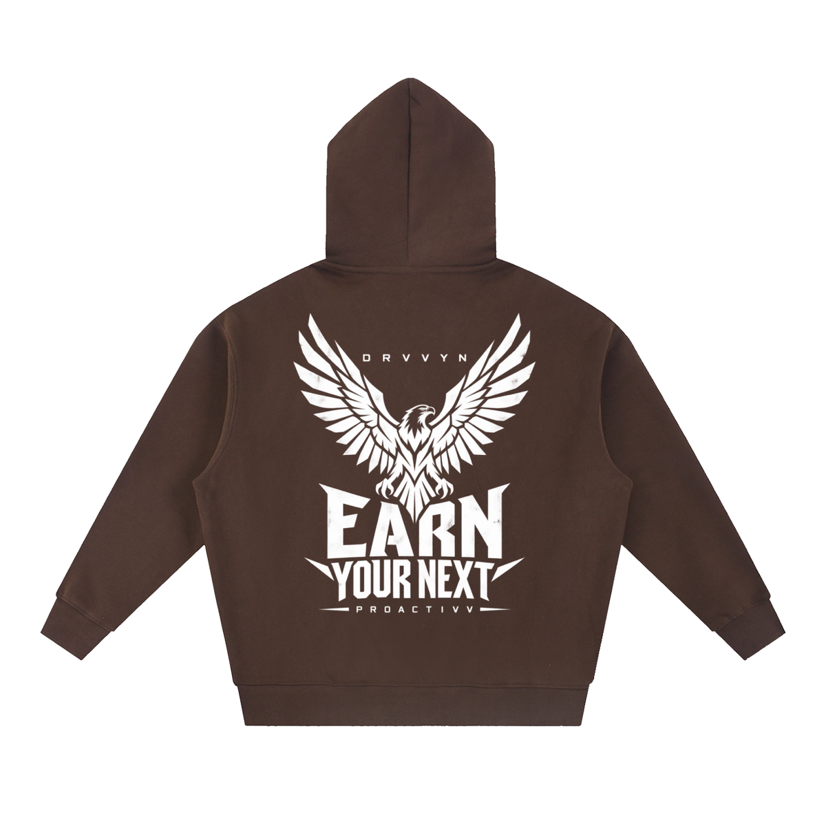 DRVVYN Proactivv — Earn Your Next Men’s Boxy Fleece Hoodie