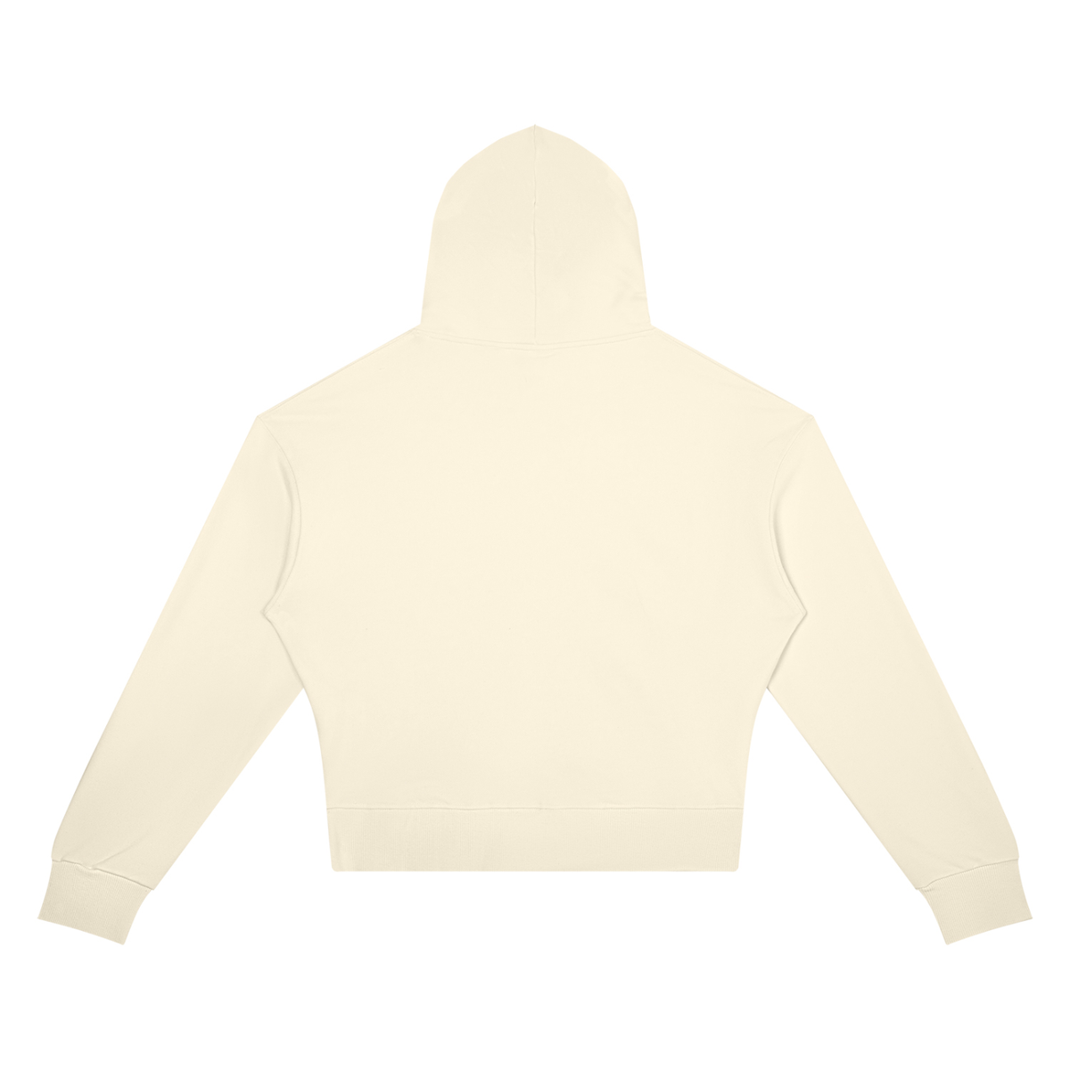 DRVVYN For Life Cropped Hoodie — Cream