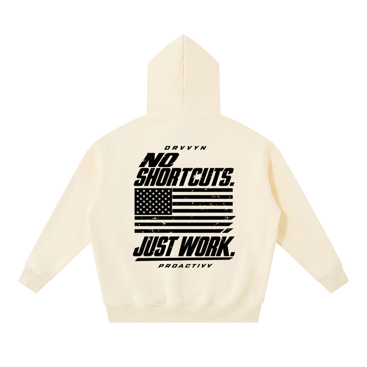 DRVVYN Proactivv — No Shortcuts, Just Work Men’s Hoodie