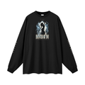 DRVVYN Haunted By You Oversized Long Sleeve Tee — Black
