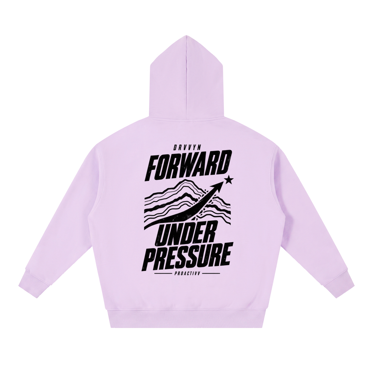 DRVVYN Proactivv — Forward Under Pressure Men’s Boxy Fleece Hoodie